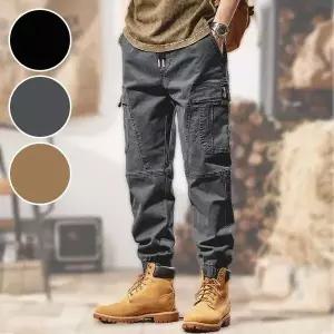 남성 작업복 바지 밴딩 포켓 카고 건빵 조거팬츠 택티컬 전술바지