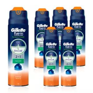 질레트 면도젤 프로글라이드 퓨어스포츠 6개