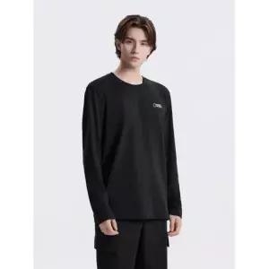 매장정품 NATIONALGEOGRAPHIC 내셔널지오그래픽 N253UTS910 팔코 스몰로고 긴팔 티셔츠 BLACK N253UTS91009