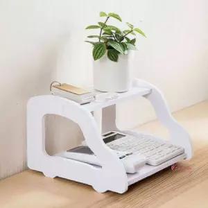 화이트 원목 식탁정리 2단 미니선반 선반장 작은선반 미니선반식 책상정리uvw152