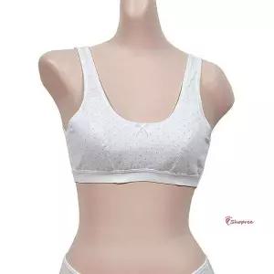 글로리 AA컵 스포츠 하트도트 패턴 주니어 1단계브라cde188