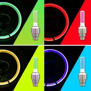 자전거 휠 라이트 2개입 바퀴 LED 조명 야간 주행 안전 시인성 컬러 점멸