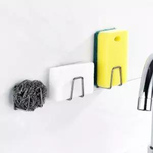 스테인레스 수세미 거치대 싱크대 스펀지 통풍 물빠짐 위생 주방 싱크볼 304 부착