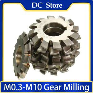 스퍼 커터 HSS 디스크 톱니 기어 밀링 M6 M4 M0 M2 M8 스트레이트 모듈러스도 M3 M1 베벨 M5