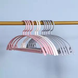 핑크 니트옷걸이 세탁소 옷가게 코팅 논슬립옷걸이 니트 옷걸이 세탁소