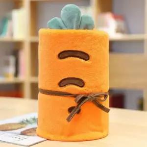 극세사 무릎담요(당근) 신생아담요 신생아이불 신생아블랭킷 미니담요 아기이불 아기담요