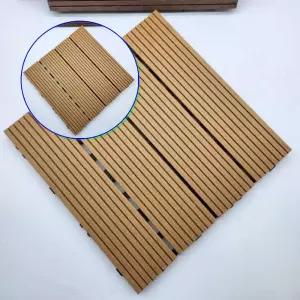 쌍문상회 지금 필요한 우드st 조립식 베란다 바닥 데크타일 브라운