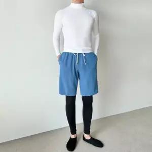 [179st]DHO3379-SBA227 남자비치웨어반바지워터레깅스세트-블루