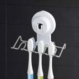 [SBD] 칫솔홀더 흡착식 흡착식칫솔걸이 5단계 칫솔꽂이 가정용 스텐