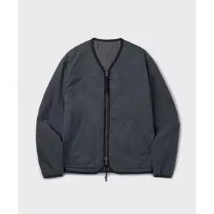 UNION BLUE HERRINGBONE REVERSIBLE LINER JACKET [GRAPHITE/GRAY] 406858