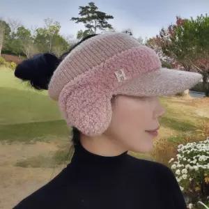겨울 니트 귀마개 모자 패션 골프 등산 낚시 썬캡 zAy6+8eYQ
