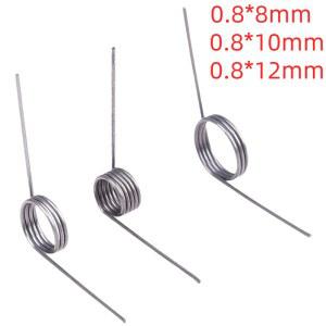 304 스테인리스 10MM 스프링 8MM 10PCS 코일 소형 비틀림 또는 V형 스틸 12MM
