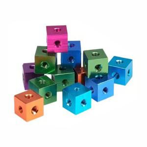 2PCS 고정 3D M4 큐브 5PCS 나사 액세서리 M5 커넥터 브래킷 프린터 부품 DIY M3 블록 너트 또는 M6