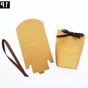 선물상자 크래프트 선물포장 반달형 선물포장 선물상자 포장박스 리본