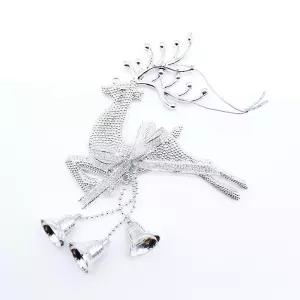 데코용품 크리스마스트리 사슴장식 은색 데코용품 트리장식용품 사슴장식