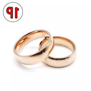 써지컬스틸 티타늄반지 로즈골드 커플반지 커플반지 남녀공용반지