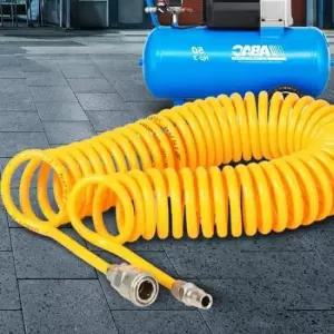 우레탄에어호스 코일에어호스 -타카 릴 콤프레셔 연결 호수 고압 10mm