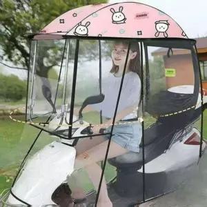 스쿠터 차광막 햇빛 캐노피 비가림막 비 가리개 가림막 골프장 카트 천막