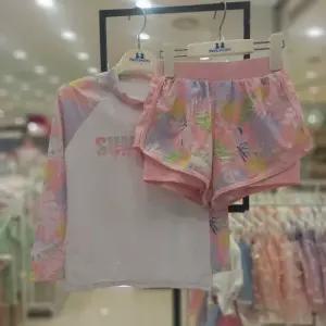 [쁘띠앙팡]모다구리 탈렌트클로젯  여아썸머플라워래쉬가드세트_GN