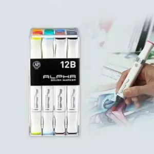 알파 브러쉬마카 세트 12색B