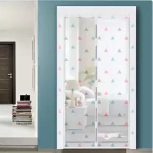 자석 방충망 접착식 촘촘망 현관문 현관 방충망 베란다 닫힘