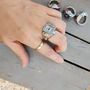 빈티지 커플 우정 손가락반지 시계반지 SXy7+2hyo