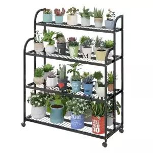 식물 행거 선반 행잉 3단 화분 베란다 바퀴 실내 장식장