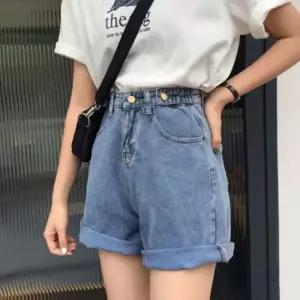 여자 3부 4부 반바지 숏팬츠 연청 핫팬츠