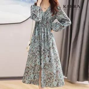 [카라]KARRA 미스플라워배색원피스_A3F0252