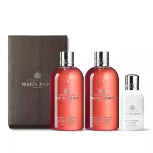 몰튼브라운 브랜드마크 SSG 세트 배쓰  샤워 젤 300ml 듀오 세트 +바디로션 100ml 본품, 쇼핑백