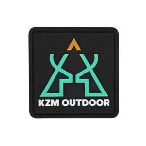 카즈미 와펜 캠핑 가방 찍찍이 와펜 패치 사각 블랙 Umm7+4tGS