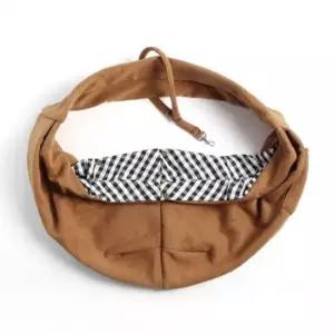 [반려] 외출 가방 산책 이동 강아지 애견 펫 브라운 슬링백