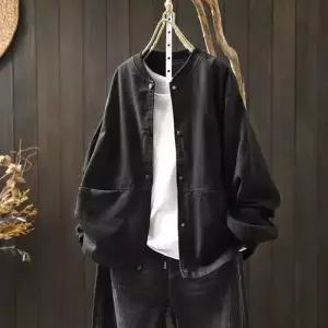 무천도사 여성 여사친 면 투포켓 빅사이즈 야구점퍼 집업야구항공 슬림핏 잠바 아우터 춘추복 숏기장 재킷