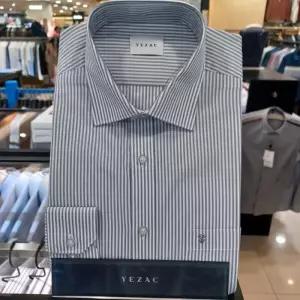 [예작]런던스트라이프 일반긴팔셔츠 YJ3SBS108-GY_BP