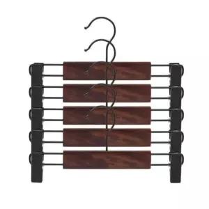 [JED] 우디나인 5p세트 바지걸이 원목 24cm