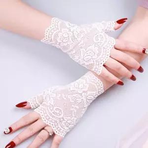 숏 팔토시 레이스 손등커버 야외 외출 실외 쿨토시 VFD6+3RjZ