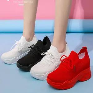 여성 6cm 삭스 키높이운동화 여름 3컬러 웨지스니커즈 IrY6+8Jqj