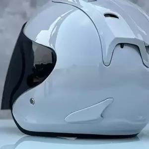Ram4 광택 회색 하프 헬멧 남성과 여성 오토바이 오프로드 여름 헬멧 내리막 경주 마운틴 크로스 카스코 커