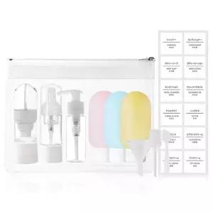 여행용 샴푸 화장품 크림 공병 휴대용 용기 11 종 세트 스프레이 거품 케이스 소분