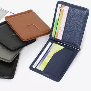 소가죽 머니클립 카드7개 수납 반지갑 얇은지갑 TWw6+8urL