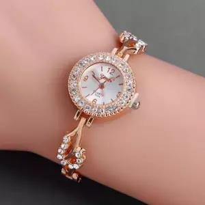 손목시계 여성시계 생활방수 러블리 큐빅 겸용 팔찌 Aqj3+9uuu