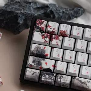 스위치풀러 키보드 키캡 리무버 매화 어 RGB 백라이트 키 캡 5면 염료 승화 PBT MX 스위치 게임용 체리