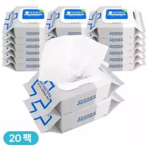 아이프리 휴대용 물티슈 살균티슈 소독용 에탄올 손소독티슈 30매 20팩