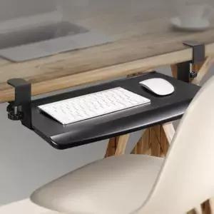 모니터브라켓 책상 공간 활용 키보드 트레이 슬라이드방식 미니
