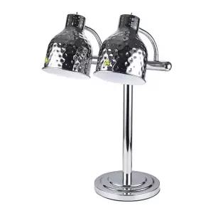 온열램프 음식 워머기 보온 헤드 2구형 은색 푸드 BTR