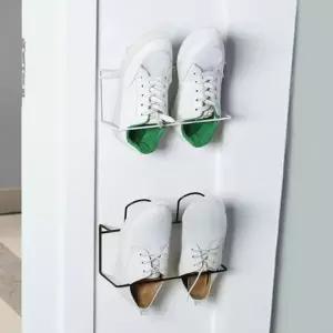 붙이는 신발 정리대 슬리퍼 걸이 욕실화 거실화 꽂이_24983926