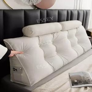 퀸 쿠션 위치 긴 베개 낮잠 머리판 침대 사이즈 지지대