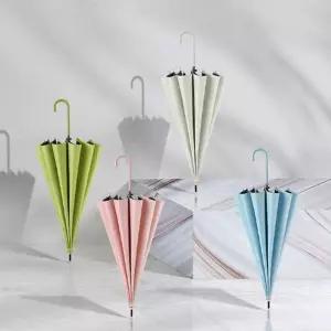 [에스에스_63]자동 암막 2인우산 장우양산 롱핸들 패션