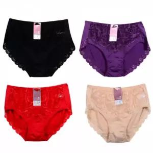 빅사이즈 망사 햄라인 맥시팬티