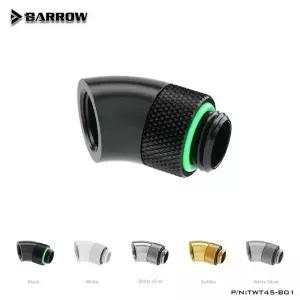 공랭쿨러 배 로우 PC 수냉 튜브 커넥터 슬라이딩 45도 워터 쿨러 히트 싱크 어댑터 TWT45-B01